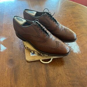 Allen Edmond Brown Wingtip Dress Shoes